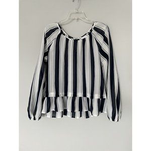 Black & White Blouse Top - Merona